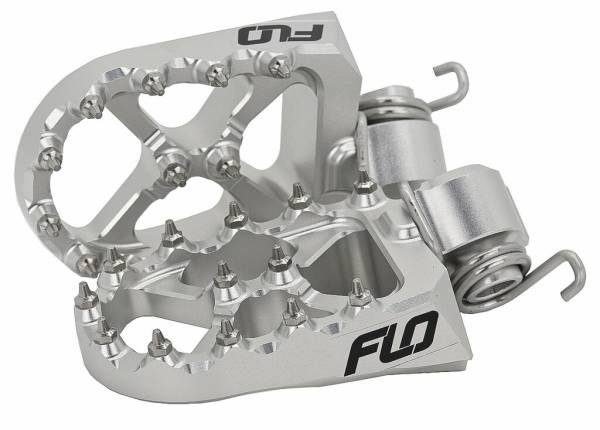 FLO MOTORSPORTS - FLO FOOTPEG LOW SILVER 12MM DOWN HUS/KTM/GAS - Image 1