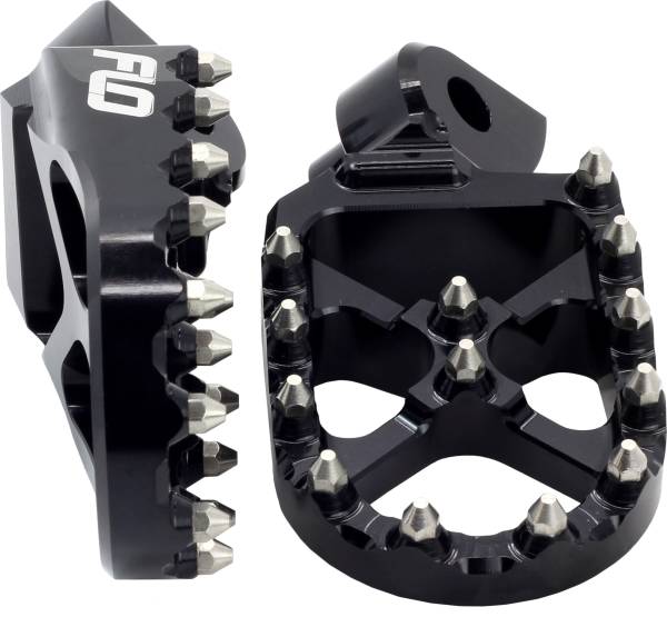 FLO MOTORSPORTS - PRO SERIES FOOT PEGS BLACK SUZ - Image 1