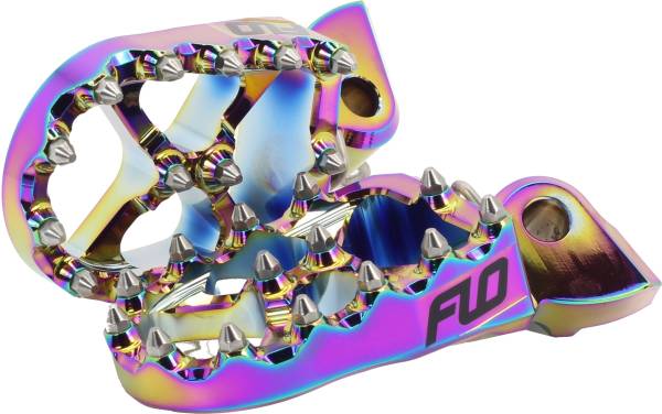 FLO MOTORSPORTS - PRO SERIES FOOT PEGS JET FUEL YAM - Image 1