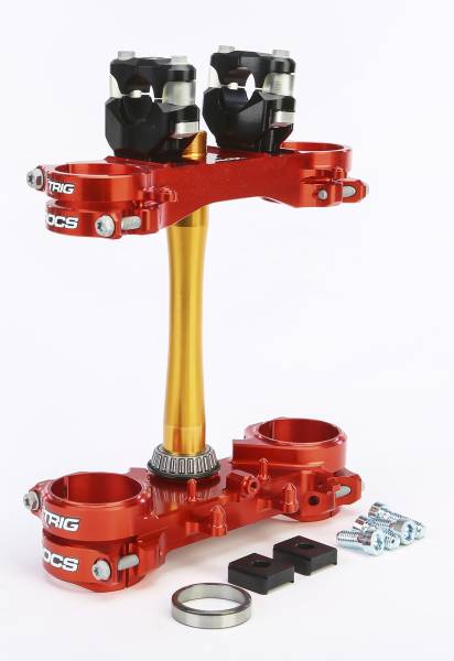 XTRIG - ROCS TECH CLAMP SET RED HONDA 20MM - Image 1