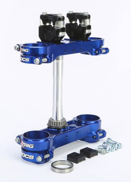 XTRIG - ROCS TECH CLAMP SET BLUE HUSKY 22MM - Image 1