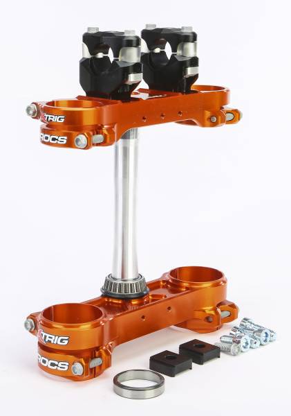 XTRIG - ROCS TECH CLAMP SET ORANGE KTM 14MM - Image 1