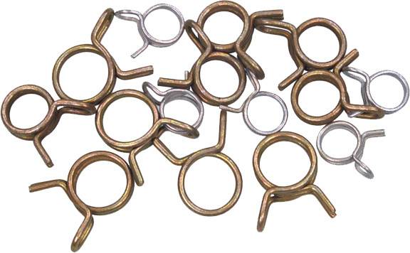 HELIX - WIRE HOSE CLAMPS 15/PK SELF TENSIONING ASSORTED SIZE - Image 1