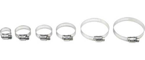 HELIX - STAINLESS STEEL HOSE CLAMPS 6-16MM 10/PK - Image 1