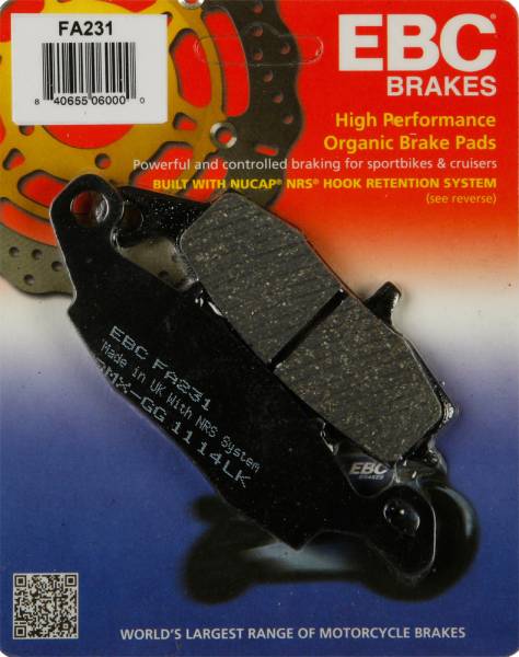 EBC - BRAKE PADS - Image 1