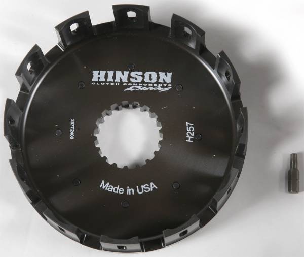 HINSON - BILLET CLUTCH BASKET SUZ/KAW - Image 1