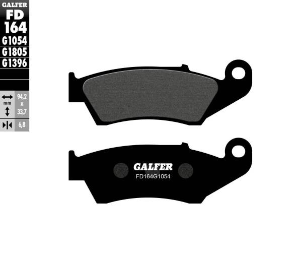 GALFER - BRAKE PADS SEMI METALLIC FD164G1054 - Image 1