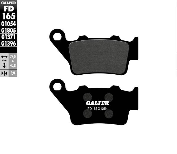 GALFER - BRAKE PADS SEMI METALLIC FD165G1054 - Image 1