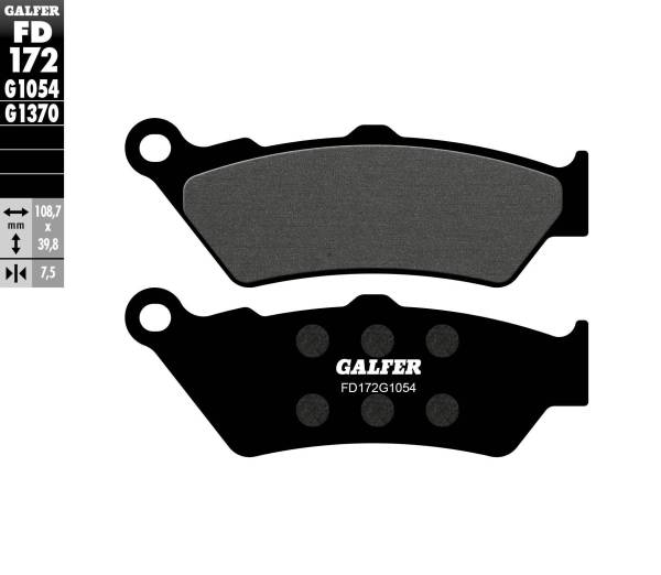 GALFER - BRAKE PADS SEMI METALLIC FD172G1054 - Image 1