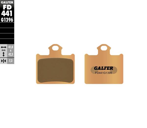 GALFER - BRAKE PADS SINTERED FD441G1396 - Image 1