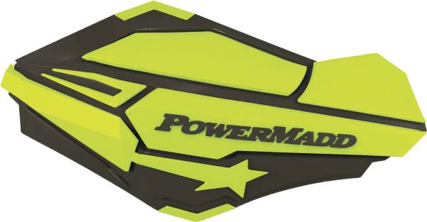 POWERMADD - SENTINAL HANDGUARDS CHARCOAL/ HI-VIS - Image 1