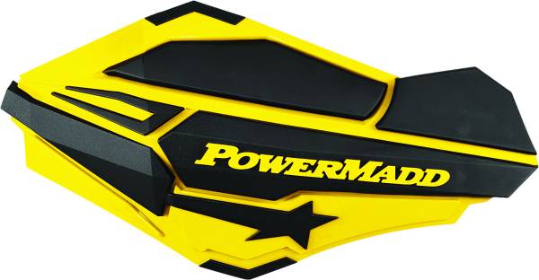 POWERMADD - SENTINAL HANDGUARDS (SUZUKI YELLOW/BLACK) - Image 1