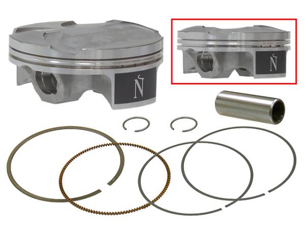 NAMURA - PISTON KIT FORGED NIKASIL CYL 76.76/STD 13.5:1 HON - Image 1