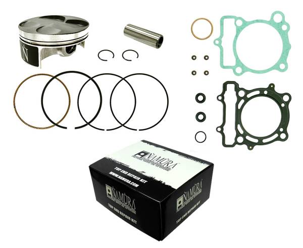 NAMURA - TOP END KIT FRGD CHRM COMP CYL 76.95/STD 11:1 KAW/SUZ - Image 1