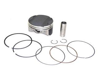 NAMURA - PISTON KIT NIKASIL CYL 89.96/STD 11:1 AC/KAW/SUZ - Image 1