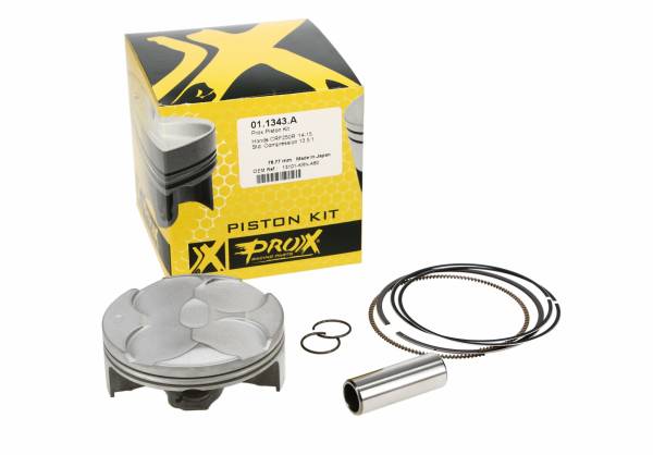 PROX - PISTON KIT FORGED NIKASIL CYL 76.77/STD 13.5:1 HON - Image 1