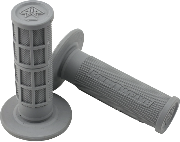 FOUR TWELVE - PEE WEE / PIT BIKE MINI GRIPS 7/8" (GREY) - Image 1