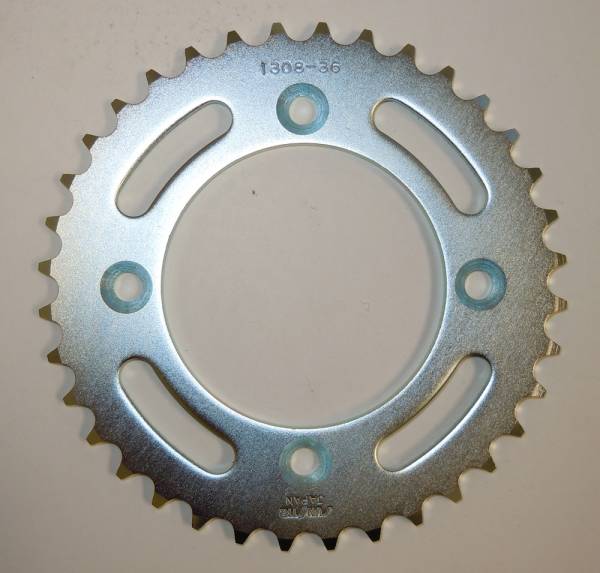 SUNSTAR - REAR SPROCKET STEEL 38T-420 HON - Image 1