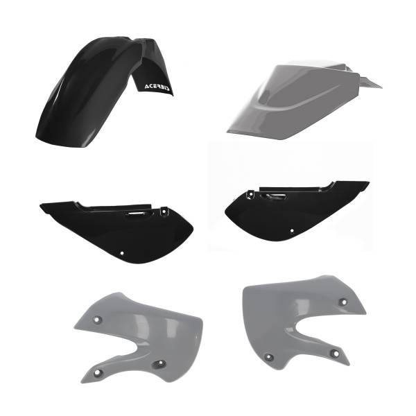 ACERBIS - PLASTIC KIT KAW BLACK/GREY - Image 1