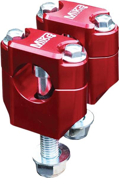 MIKA METALS - BAR CLAMPS RUBBER MOUNTED 1-1/8" RED - Image 1