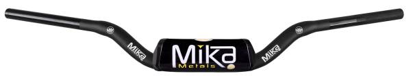 MIKA METALS - HANDLEBAR RAW SERIES 1-1/8" MINI HIGH BEND BLK - Image 1