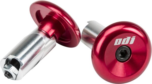 ODI - ALUMINUM BAR END PLUGS RED - Image 1