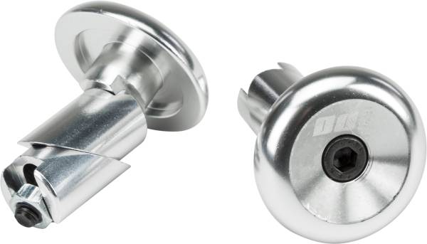 ODI - ALUMINUM BAR END PLUGS SILVER - Image 1