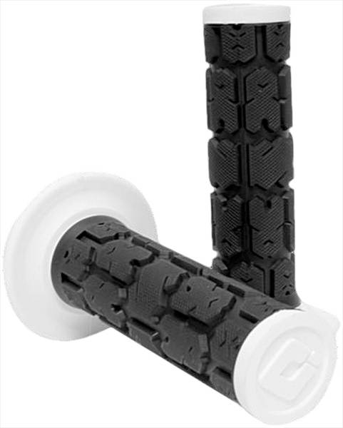 ODI - ROGUE MOTOCROSS GRIPS BLACK/WHITE - Image 1