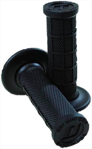 ODI - MINI MX HALF WAFFLE GRIPS BLACK - Image 1