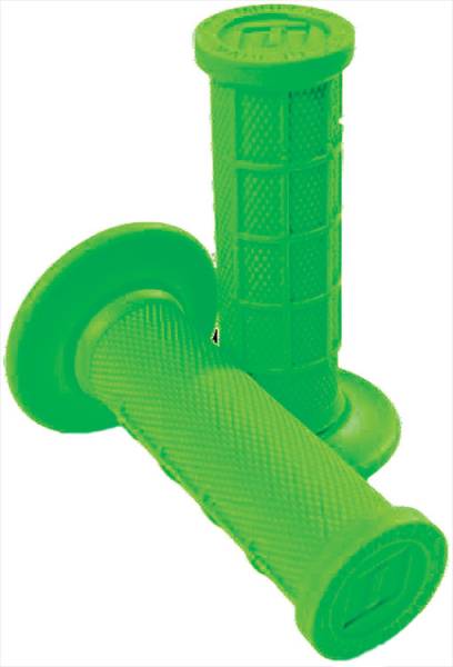 ODI - MINI MX HALF WAFFLE GRIPS GREEN - Image 1