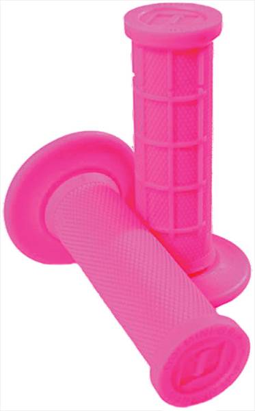 ODI - MINI MX HALF WAFFLE GRIPS PINK - Image 1