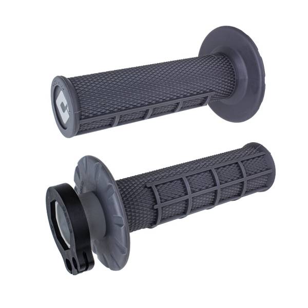 ODI - HALF WAFFLE LOCK-ON GRIP GRAPHITE - Image 1