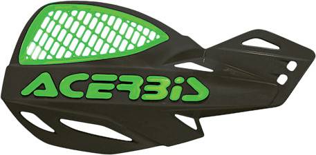 ACERBIS - UNIKO VENTED HANDGUARDS BLACK/GREEN - Image 1