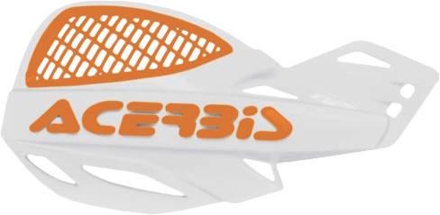 ACERBIS - UNIKO VENTED HANDGUARDS WHITE/ORANGE - Image 1