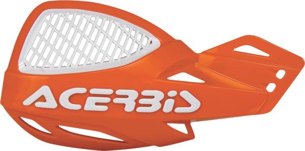 ACERBIS - UNIKO VENTED HANDGUARDS ORANGE/WHITE - Image 1