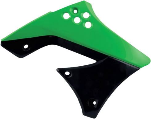 ACERBIS - RADIATOR SHROUDS GREEN/BLACK - Image 1