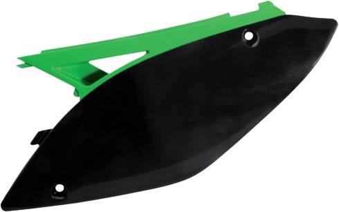 ACERBIS - SIDE PANELS BLACK/GREEN - Image 1