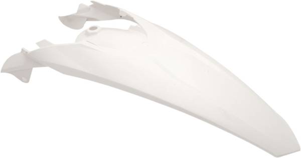 ACERBIS - REAR FENDER W/TAILLIGHT TAB WHITE - Image 1