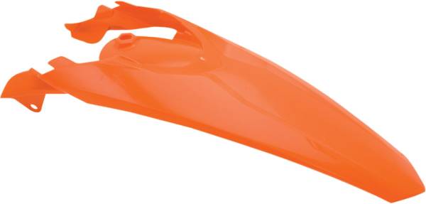 ACERBIS - REAR FENDER W/TAILLIGHT TAB ORANGE - Image 1