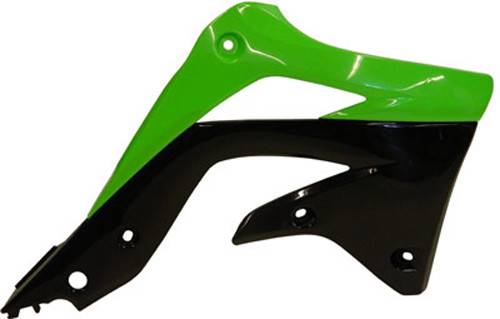 ACERBIS - RADIATOR SHROUDS GREEN/BLACK - Image 1