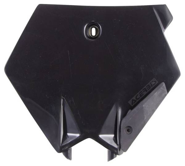 ACERBIS - FRONT NUMBER PLATE BLACK - Image 1