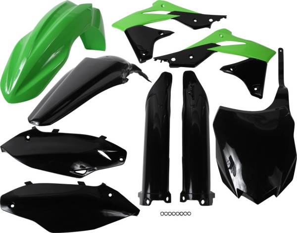 ACERBIS - FULL PLASTIC KIT GREEN - Image 1