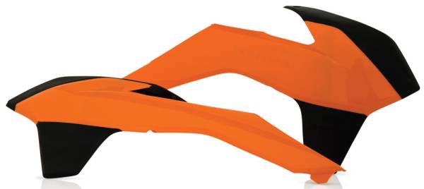 ACERBIS - RADIATOR SHROUDS FLUORESCENT ORANGE - Image 1