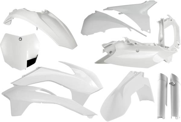 ACERBIS - FULL PLASTIC KIT WHITE - Image 1