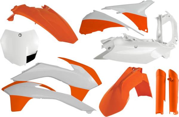 ACERBIS - FULL PLASTIC KIT ORANGE - Image 1