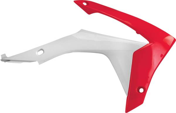 ACERBIS - RADIATOR SHROUDS RED/WHITE - Image 1