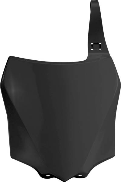 ACERBIS - FRONT NUMBER PLATE BLACK - Image 1