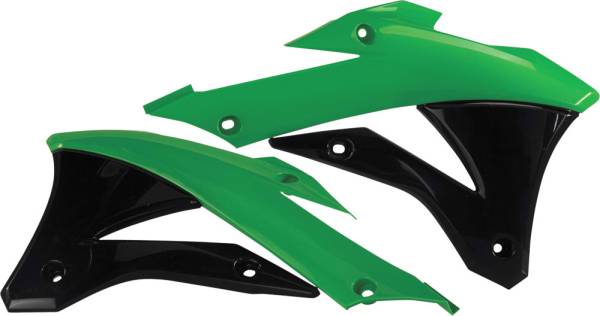 ACERBIS - RADIATOR SHROUDS GREEN/BLACK - Image 1