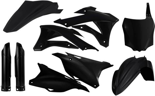 ACERBIS - FULL PLASTIC KIT BLACK - Image 1