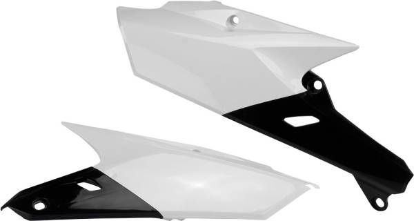 ACERBIS - SIDE PANELS WHITE/BLACK - Image 1